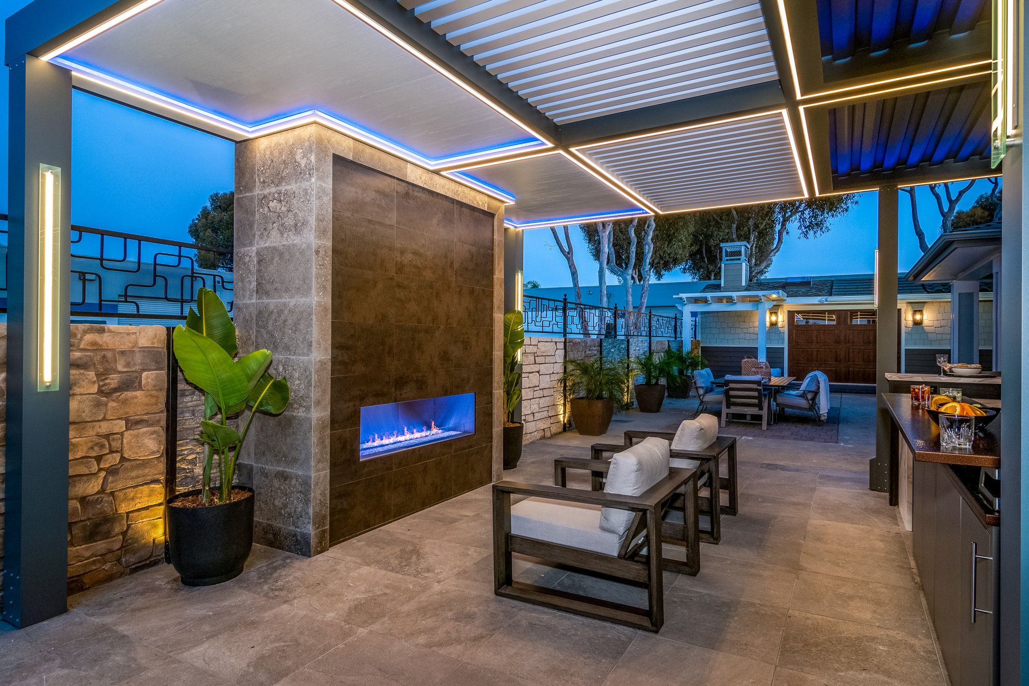 Home Expressions Courtyard pergola design