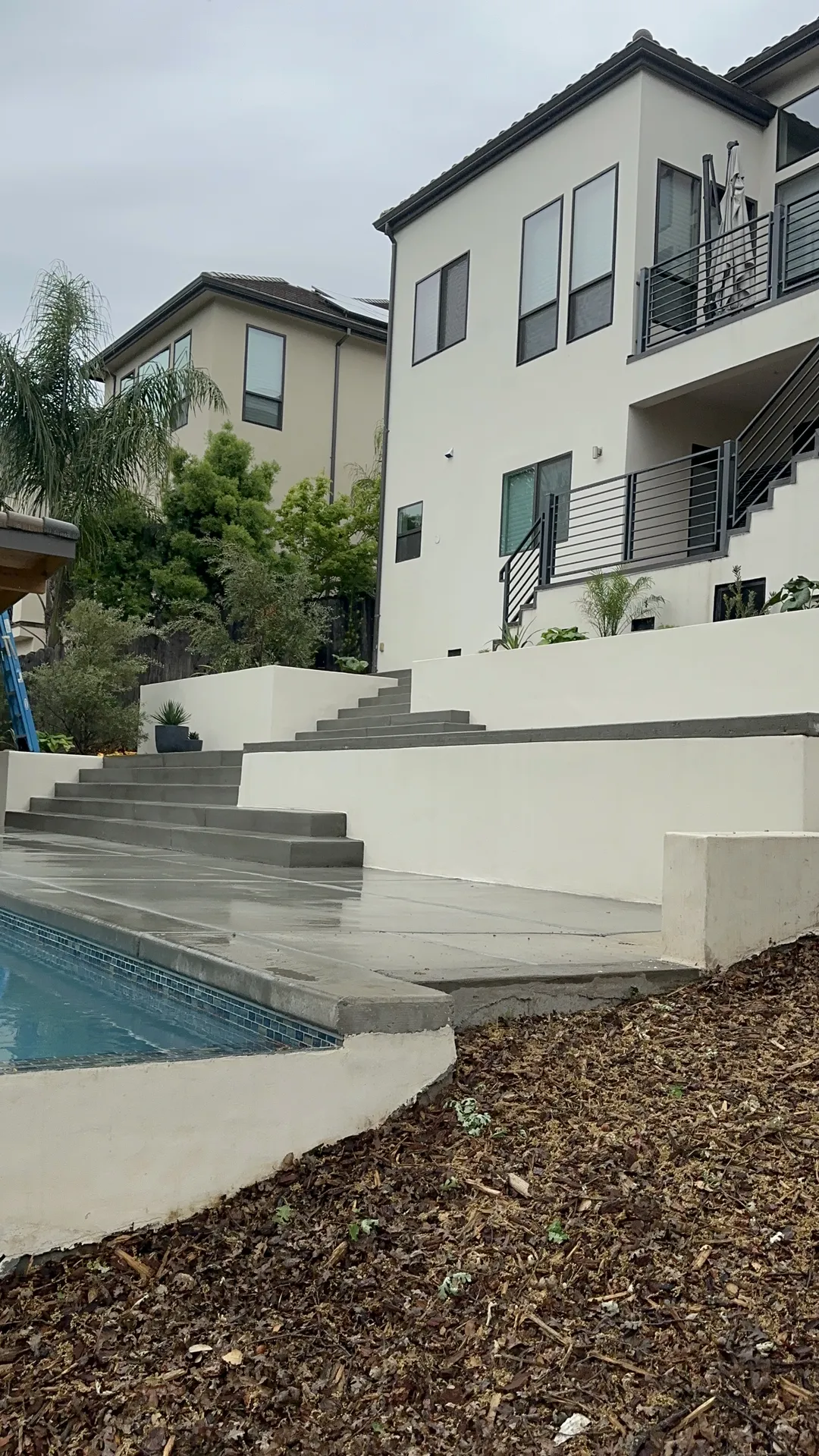 Multi-Level Hardscape and Pool